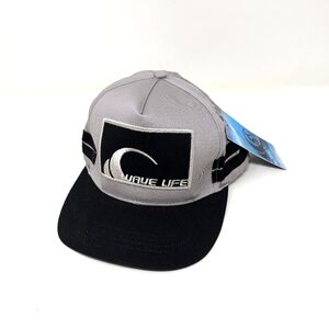 NWT. WAVE LIFE adjustable baseball cap. Embroidered logo.